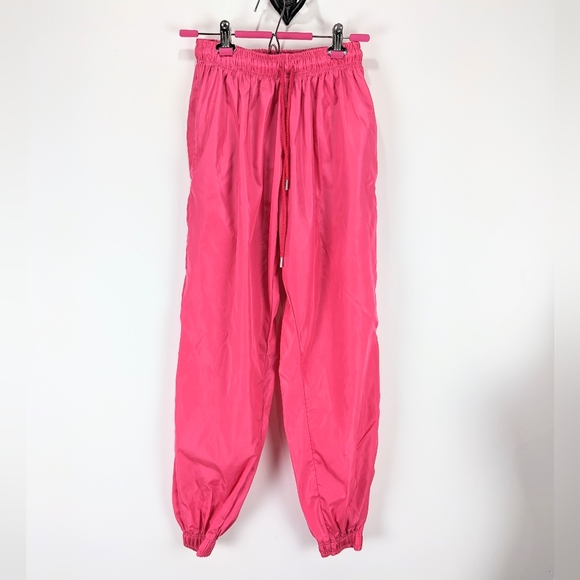 PrettyLittleThing Barbie Pink Splash Pants Size 4 - Picture 7 of 7